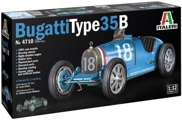 ITALERI 1:12 - Bugatti Type 35B