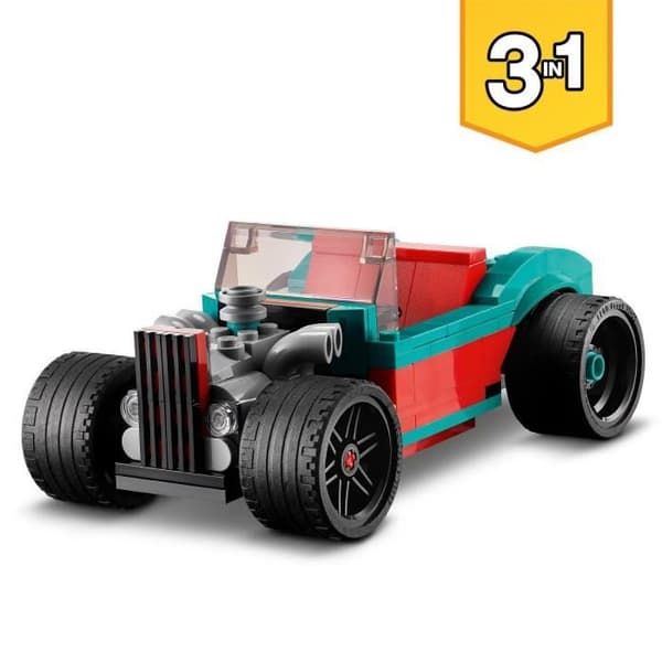 LEGO® 31127 Creator 3 i 1 Speedster, racerbilsleksak, sportmodeller eller Hot Rod