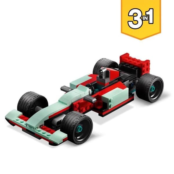 LEGO® 31127 Creator 3 i 1 Speedster, racerbilsleksak, sportmodeller eller Hot Rod