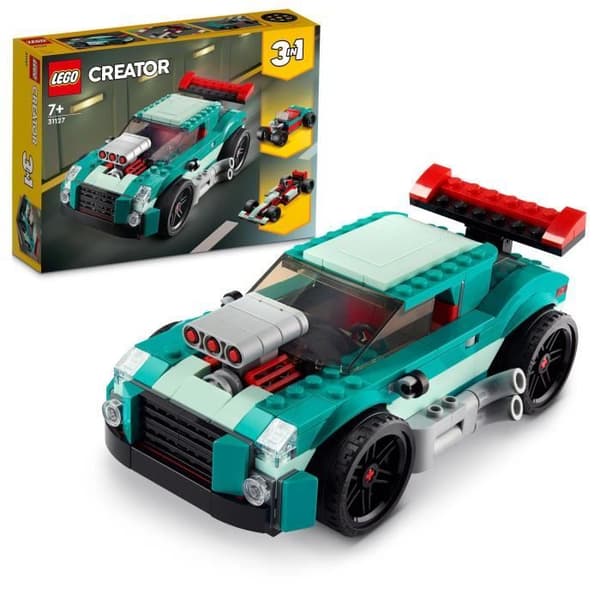 LEGO® 31127 Creator 3 i 1 Speedster, racerbilsleksak, sportmodeller eller Hot Rod