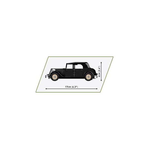 Modellsats - COBI - 2267 - CITROEN 15CV SIX D - Plast - Interiör - Vuxen