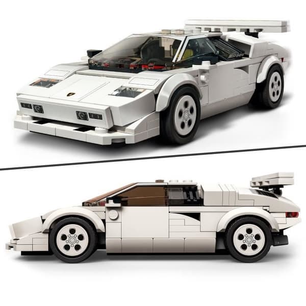 LEGO® 76908 Speed Champions Lamborghini Countach, racerbilsmodellleksak för barn från 8 år och uppåt