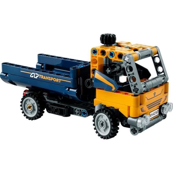 LEGO® Technic 42147 Dumper, 2-i-1, grävmaskinsleksak, entreprenadmaskin