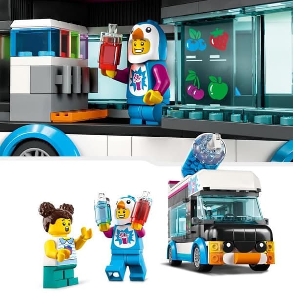 LEGO® City 60384 Penguin's Granite Truck Leksaksbil, 5 år, med minifigurer