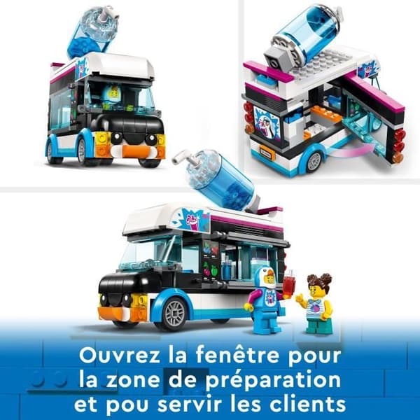 LEGO® City 60384 Penguin's Granite Truck Leksaksbil, 5 år, med minifigurer