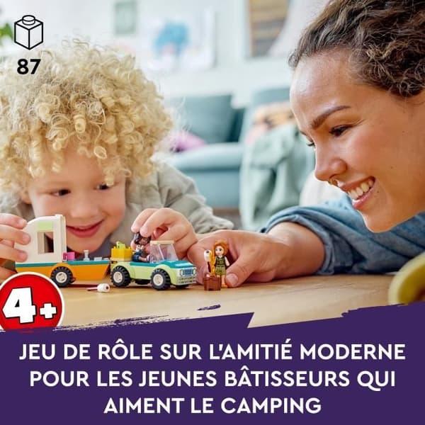 LEGO® Friends 41726 Husvagnssemester, Leksakshusbil med bil, Barn 4 år