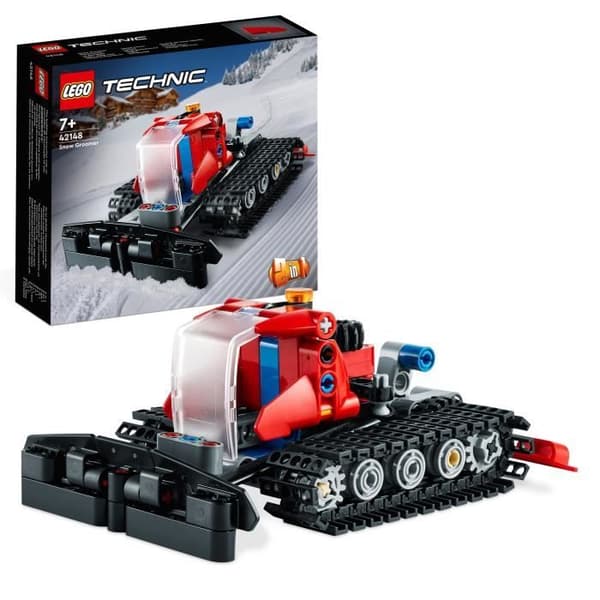 LEGO® Technic 42148 Snow Groomer, 2-i-1, Byggleksak, med snöskoter, modellfordon