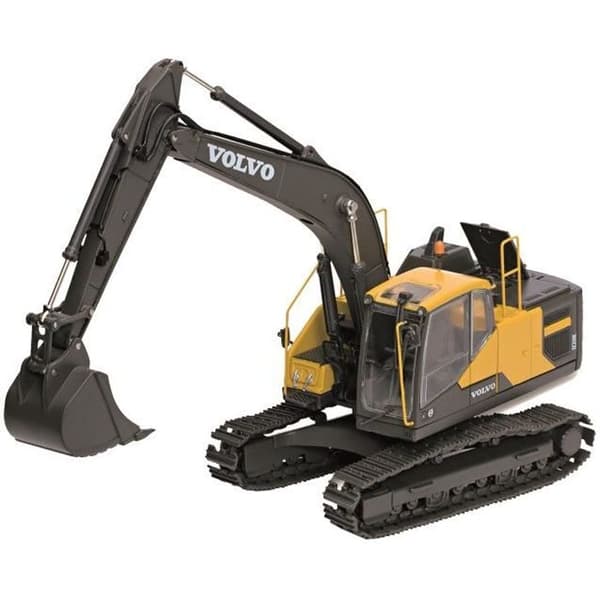 BBURAGO 1/50:e Volvo EC220E Bandgrävmaskin konstruktionsfordon - svart