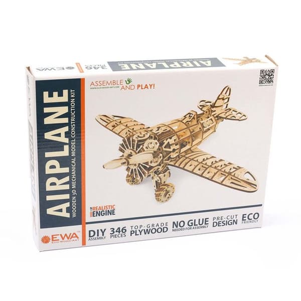 3D trämodell - Flygplan 42 Cm