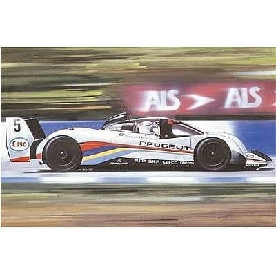Byggleksak - HELLER - Peugeot 905 EV 1 bis - 95 stycken - Plast