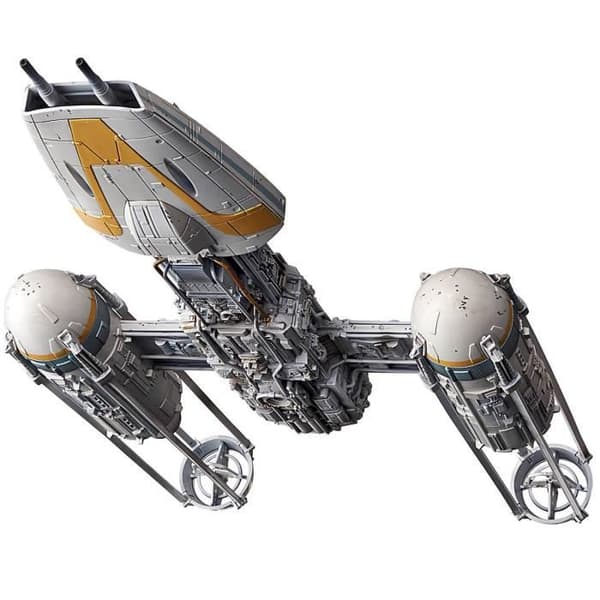 Star Wars modellsats - Bandai - Y-wing Starfighter - Skala 1/72 - 89 stycken - Längd 226 mm