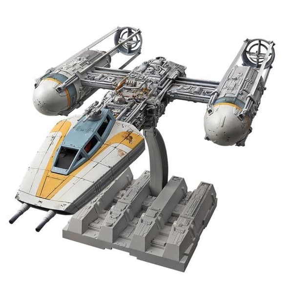 Star Wars modellsats - Bandai - Y-wing Starfighter - Skala 1/72 - 89 stycken - Längd 226 mm