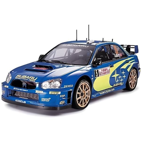 Radiostyrd bil - TAMIYA - Subaru Impreza WRC Monte Carlo 05 - Blå - Plast - Exteriör