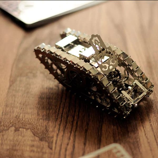 Tid för maskinskalamodell Marvel Tank stål 140 stycken
