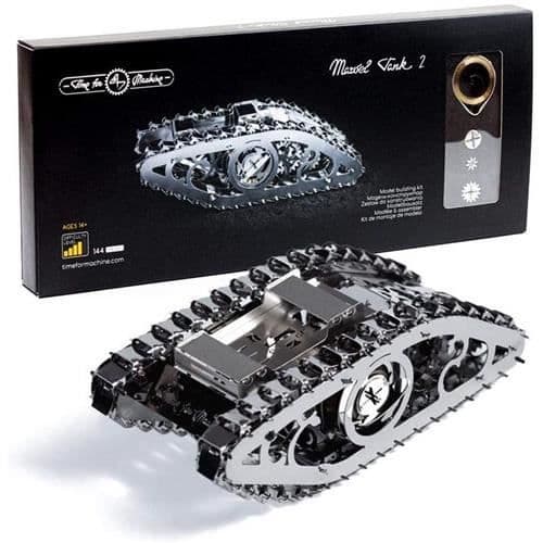 Tid för maskinskalamodell Marvel Tank stål 140 stycken