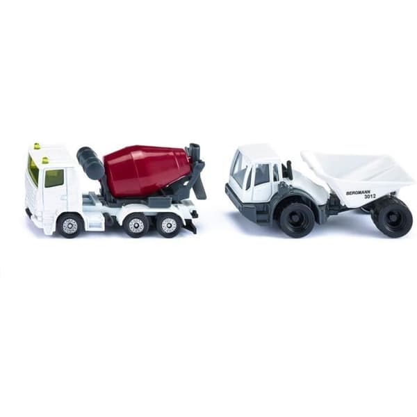 Entreprenadfordonssats - SIKU - 1692 - Dumpertruck - Spinning Top Truck - Gul