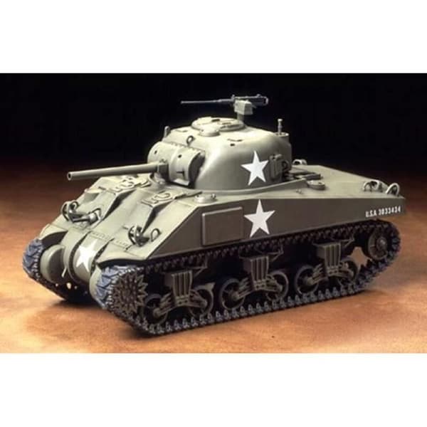 Modell Char M4 Sherman - TAMIYA - 1/48 - Plast - Grön - Inuti