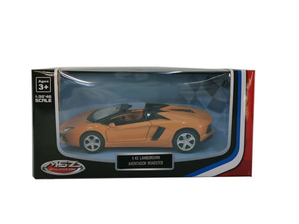 MSZ Die-cast model Lamborghini Aventador Roadster, scale 1:43