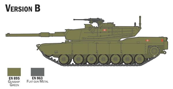 ITALERI 1:72 - M1 Abrams - Startpaket