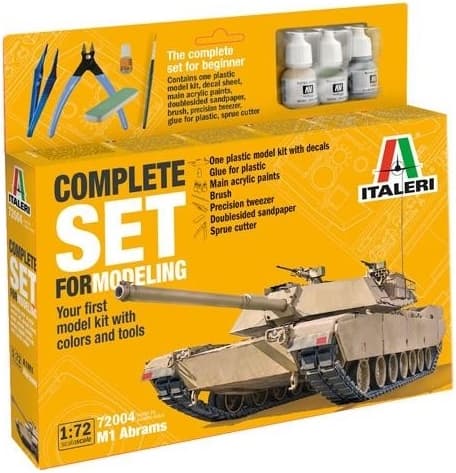 ITALERI 1:72 - M1 Abrams - Startsæt