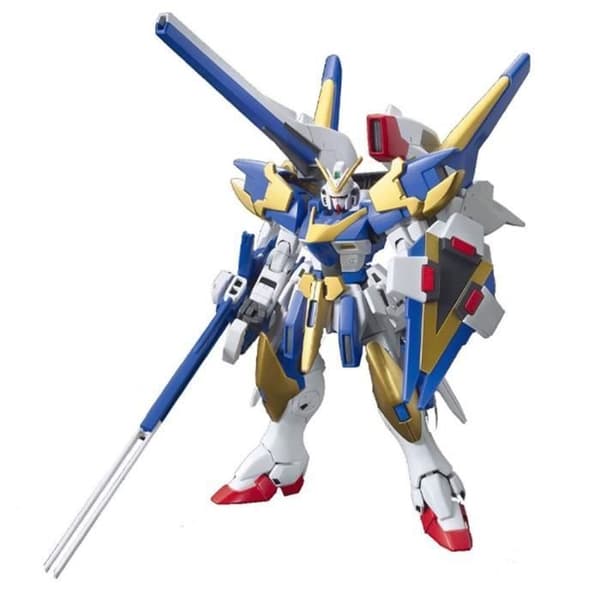 Gundam Model Kit - Bandai Hobby - 189 V2 Assault Buster Gundam Gunpla HG 1/144 - Vit - Barn - Blandat