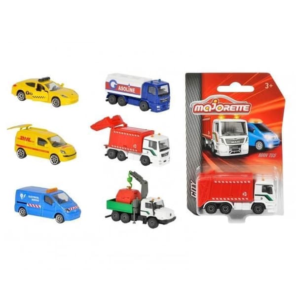 Leksaksbil - MAJORETTE - 212057500 - 6 olika - Metall/Plast - Från 3 år