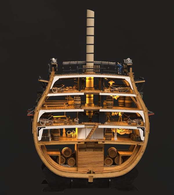 Artesania Latina - Tværsnit af HMS Victory