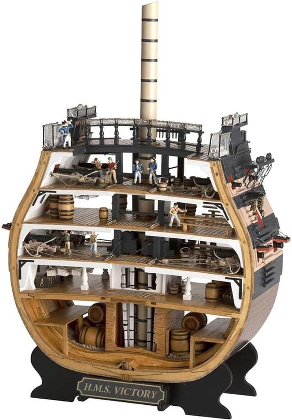 Artesania Latina - Tværsnit af HMS Victory