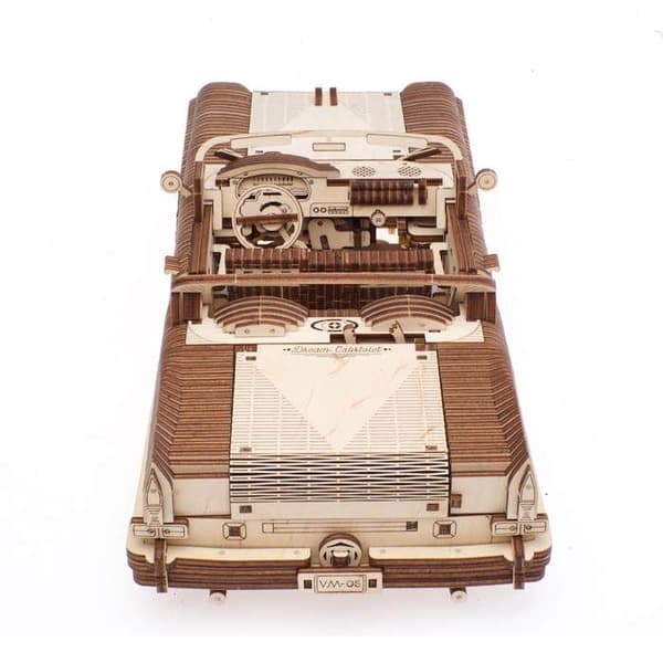 Trämodell bil: Cabriolet VM-05, mekanisk modell