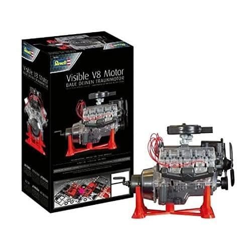Modellbyggsats - REVELL - V-8 Motor - Skala 1/4 - 321 delar - Nivå 4 - Från 12 år