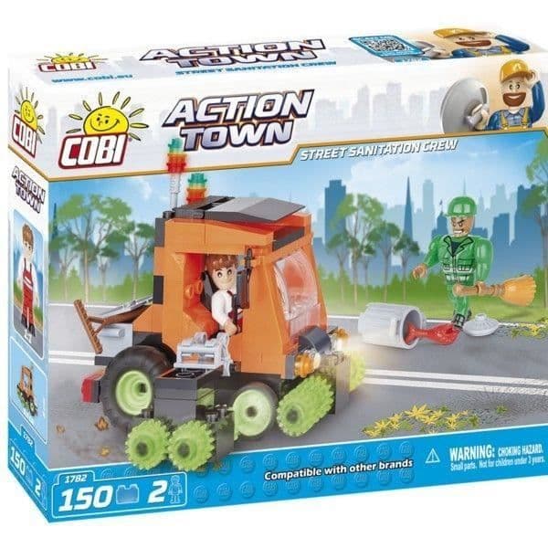 Leksak - COBI - STREET SWEEPER - Orange - Utomhus