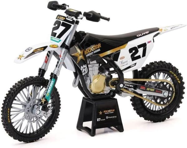 Miniatyrmotorcykel - New-Ray - FC450 - Skala 1:12 - Svart färg - Detaljerad replika