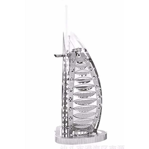 Kit att montera - Burj Al Arab (Dubai) - Metallsats för att montera - DVD Metal 3D typ box - XL
