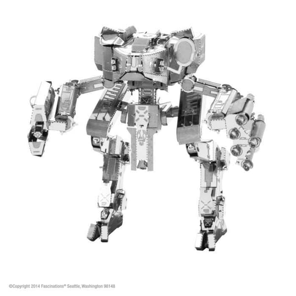 3D-modell Mantis METAL EARTH - Förskurna silverplåtar