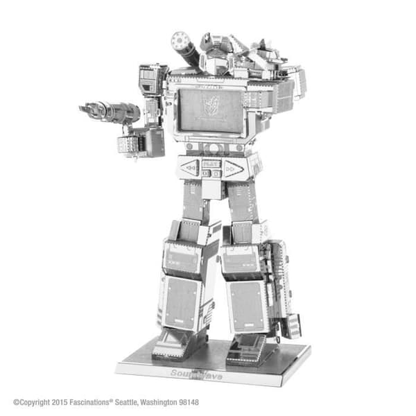 Modell att bygga - METAL EARTH - Transformers - Soundwave - Metal - Grå - 14 år och uppåt