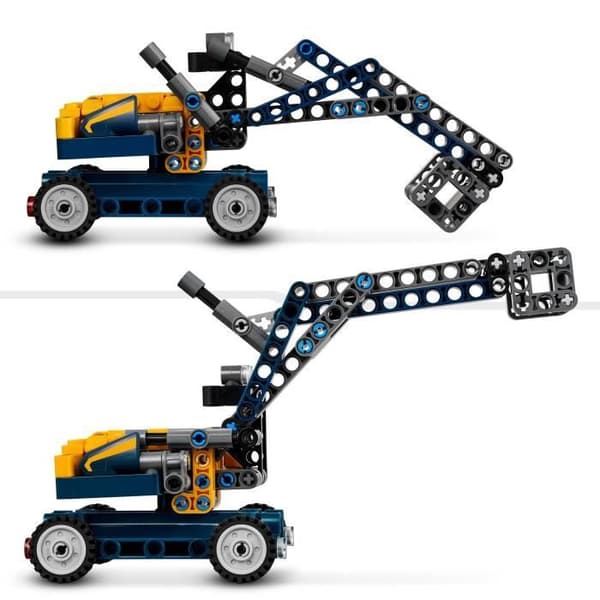 LEGO® Technic 42147 Dumper, 2-i-1, grävmaskinsleksak, entreprenadmaskin
