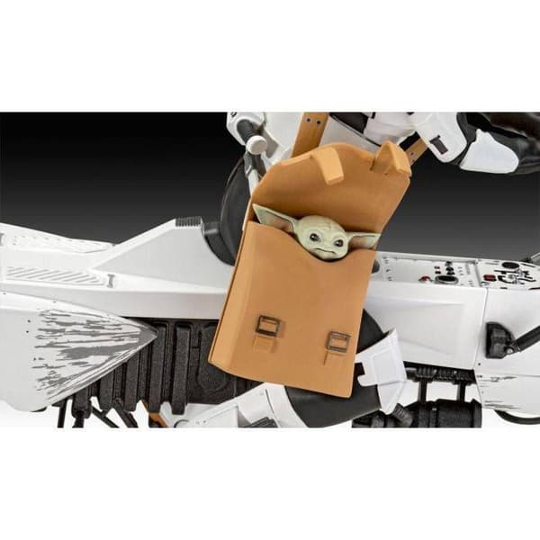 Science fiction modell - Revell - Speeder Bike - Star Wars - Plast - Vit