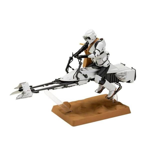 Science fiction modell - Revell - Speeder Bike - Star Wars - Plast - Vit