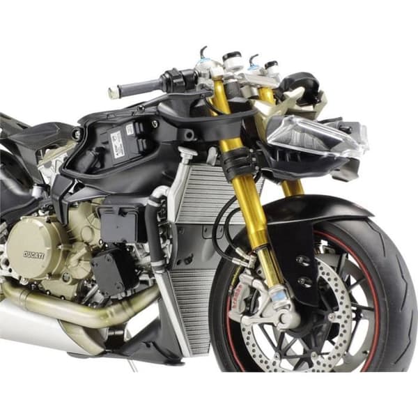 Motorcykelmodell - TAMIYA - Ducati 1199 Panigale S Tricolore - Vit - Röd - Grön