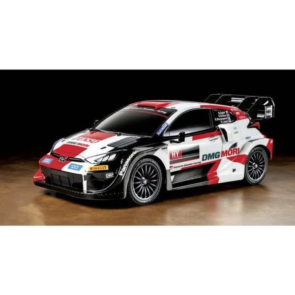 Elektrisk RC sportbil att bygga - TAMIYA - Toyota GAZOO Racing WRT/GR Yaris - Vit - Exteriör