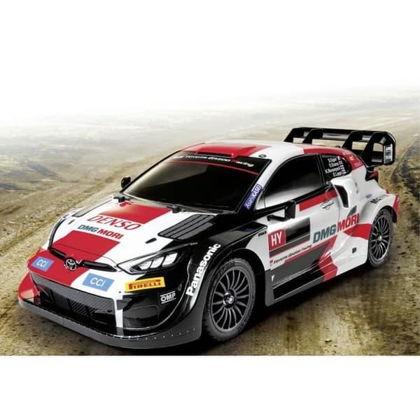 Elektrisk RC sportbil att bygga - TAMIYA - Toyota GAZOO Racing WRT/GR Yaris - Vit - Exteriör