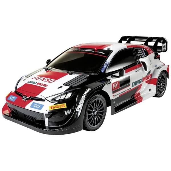 Elektrisk RC sportbil att bygga - TAMIYA - Toyota GAZOO Racing WRT/GR Yaris - Vit - Exteriör