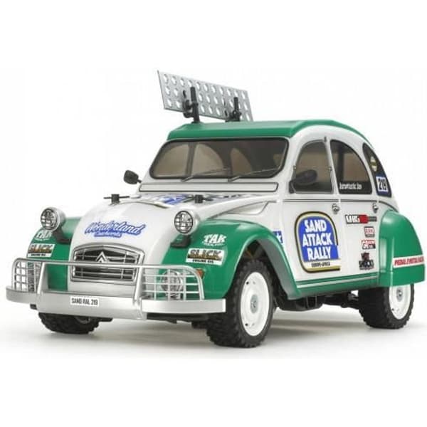 Elektrisk radiostyrd bil TAMIYA 58670 - Citroen 2CV Rally M05Ra - Vit - Kit att montera