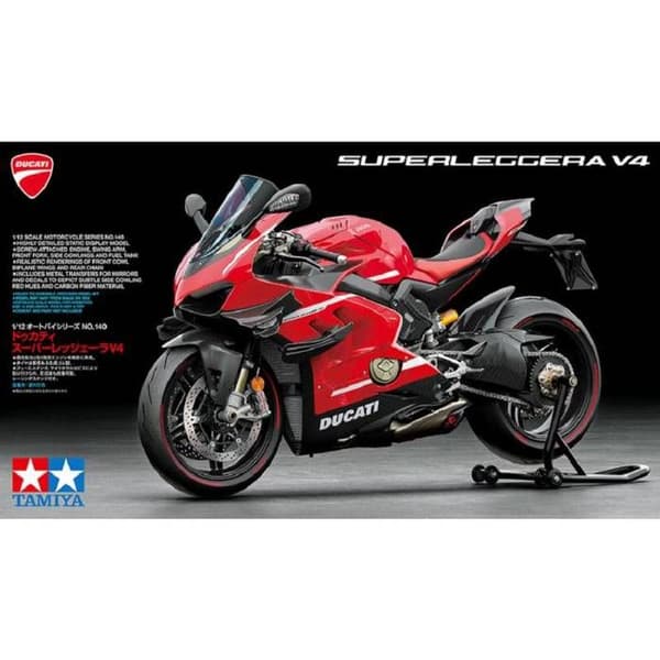 TAMIYA - Modellmotorcykel Ducati Superleggera V4 |tamiya|14140| 1:12 Modell Char Promo - Ref: 13202