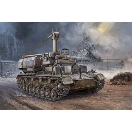 Plastmodell TYSK PZ.KPFW AUSF D-E FAHRGESTELL - trumpetare - 1/35 - För barn från 15 år och uppåt