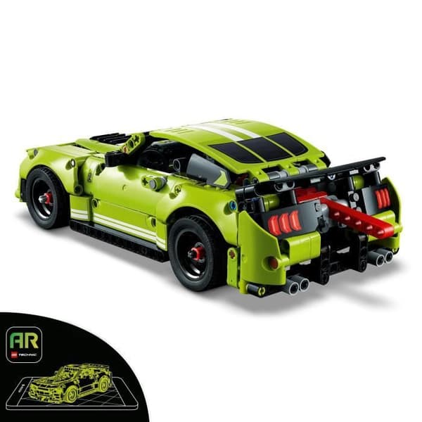 LEGO 42138 Technic Ford Mustang Shelby GT500, modell racerbil, byggbar leksak, för pojkar och flickor från 9 år och uppåt
