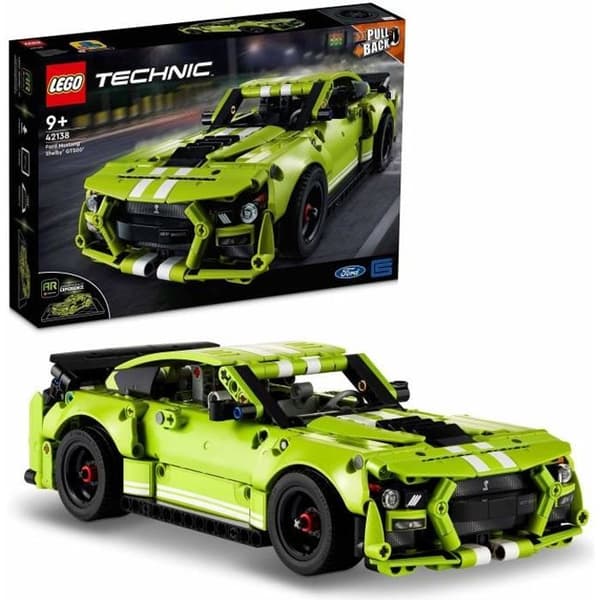 LEGO 42138 Technic Ford Mustang Shelby GT500, modell racerbil, byggbar leksak, för pojkar och flickor från 9 år och uppåt