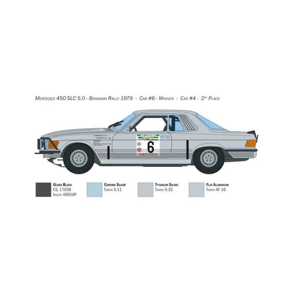 Modellbil: Mercedes 450 SLC Bandama Rally Coloris Unique
