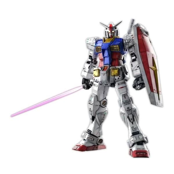 Gundam modellsats - Bandai Hobby - Unleashed RX-78-2 - Vit - PG 1/60 - 30cm
