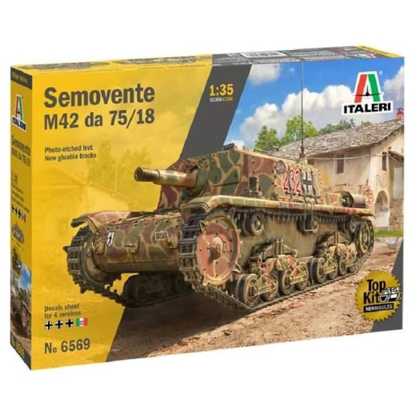 Modell Tank Semovente M42 Da 75/18 - ITALERI